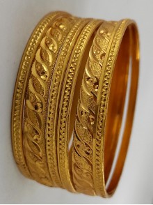 Gold Plated Bangles